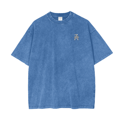 Aonaran Reversed Oversize Snow Washed T-Shirt